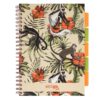 Caiet cu spirala si separatoare, STRIGO PADS Project Book TROPICAL, A4, Matematica, PADS062