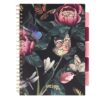 Caiet cu spirala si separatoare, STRIGO PADS Project Book Flori, A4, Matematica, PADS077