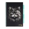 Caiet cu spirala si separatoare, STRIGO PADS Project Book PISICA, B5, Dictando, PADS095