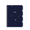 Caiet cu spirala si separatoare, STRIGO PADS Project Book SKY, B5, Matematica, PADS007