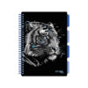 Caiet cu spirala si separatoare, STRIGO PADS Project Book TIGRU, B5, Dictando, PADS096