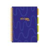 Caiet cu spirala si separatoare, STRIGO PADS Project Book Neon B5, Matematica, PADS012