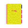 Caiet cu spirala si separatoare, STRIGO PADS Project Book Neon, B5, Dictando, PADS085