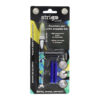 Stilou Strigo cerneala cu stergere + 2 rezerve + dispozitiv curatare, in blister, Geometric, SSC472