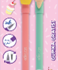 Blister Strigo pix cerneala termosensibila, Ice Cream +guma de sters magica SSC154X2+GUMKA BL