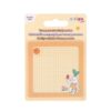 Notite adezive transparente 73x73 mm, 50 file, Strigo peach pastel SSN048