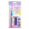 Stilou Strigo cerneala cu stergere + 2 rezerve + dispozitiv curatare, in blister, roz SSC340