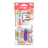 Stilou Strigo cerneala cu stergere + 2 rezerve + dispozitiv curatare, in blister, Roz , Seria Capybara, SSC508