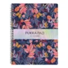 Agenda cu spirala Pukka Pad Bloom, format A4+, 160 file, 9497-BLM