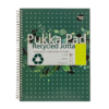 Caiet cu spirala Pukka Pad Jotta Recycled, A4 dictando, 110 pagini, cu 4 perforatii pentru biblioraft RCA4/110-3