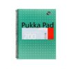 Caiet cu spirala Pukka Pad Metallic Jotta dictando A4, 200 pag, hartie 80 g, coperti cartonate, JM018