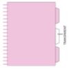 Caiet cu spirala si separatoare, Strigo Pads Project Book, roz deschis, A5, Matematica, PADS098