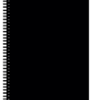 Caiet cu spirala flexibila, Strigo Pads Project Book, negru, A5, Matematica, PADS105
