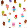 Caiet scolar STRIGO ICE CREAM, A5, matematica, 60 file, hartie 70g FSC, coperta glossy laminate, RO036