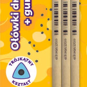 Blister Creioane Strigo HB X3 +guma de sters SSC043X3+SSC102