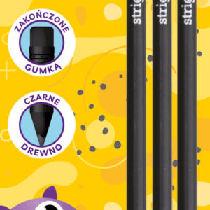 Blister Creioane Strigo HB Diamant X3 +guma de sters BD01X3+SSC102