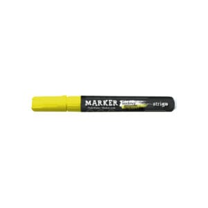 Marker Strigo Creta Lichida, varf rotund, galben NEON SSC212