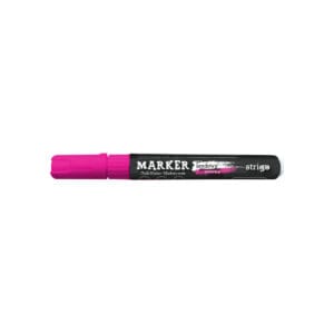 Marker Strigo Creta Lichida, varf rotund, roz NEON SSC214
