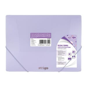 Mapa Strigo A4 cu elastic, PASTEL LILIAC SF043