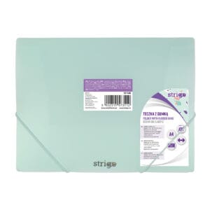 Mapa Strigo A4 cu elastic, PASTEL MENTA SF044
