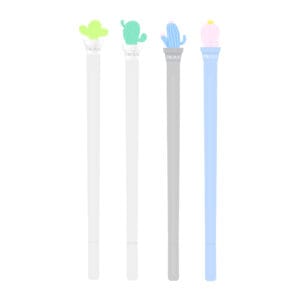 Pix din silicon cu gel Strigo Cactus, mina 0.5 mm albastra, SSC231