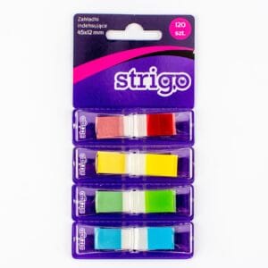 Etichete Indexare Strigo Adezive, 4 Culori, 120 File SSN015
