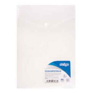 Mapa plic cu capsa Strigo A4 vertical transparent SF007