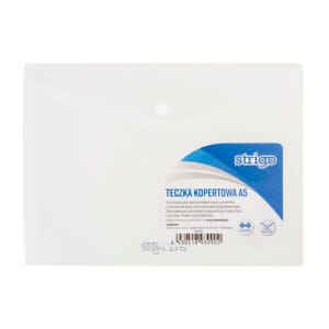 Mapa plic cu capsa Strigo PP A5 HORIZONTAL TRANSPARENT SF009