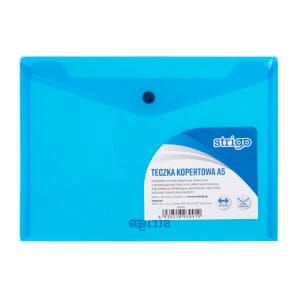 Mapa plic cu capsa Strigo PP A5 Albastru SF010