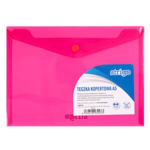 Mapa plic cu capsa Strigo PP A5 Roz SF012