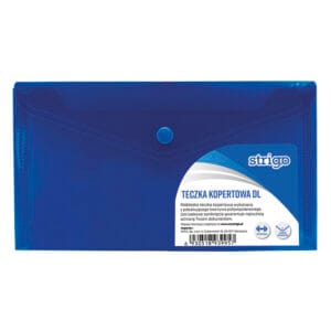 Mapa plic cu capsa Strigo PP DL Albastru SF014