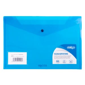 Dosar Strigo plic cu capsa, doua buzunare, A4+, albastru SF019