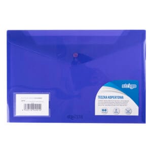 Mapa plic cu capsa, doua buzunare Strigo, A4+, mov SF020