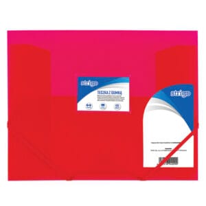 Mapa Strigo A4 cu elastic, roz SF028