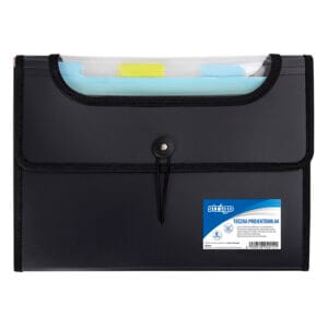 Mapa Strigo Plastic Extensibil A4 6 Compartimente Negru SF034