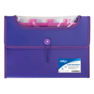 Mapa Strigo Plastic Extensibil A4 12 Compartimente Mov SF035