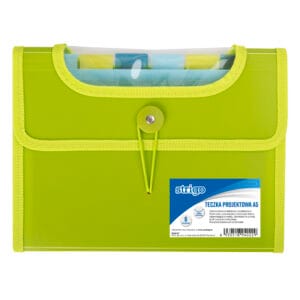 Mapa Strigo Plastic Extensibil A5 6 Compartimente Verde SF041