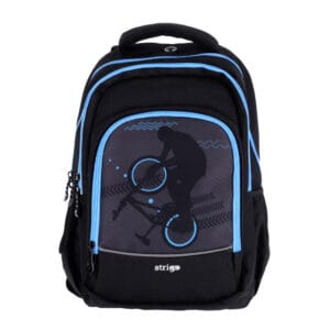 Ghiozdan Strigo Misty+ Black Bicycle PL009, 24L, 39X27X18cm