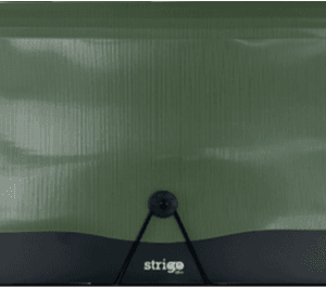 Mapa Strigo PP, A4, 13 compartimente, inchidere cu elastic, clips metalic, verde inchis SF053