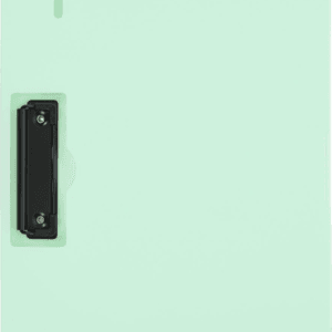 Clipboard Strigo vertical A4 cu clip metalic lateral, suport stilou, menta SF057