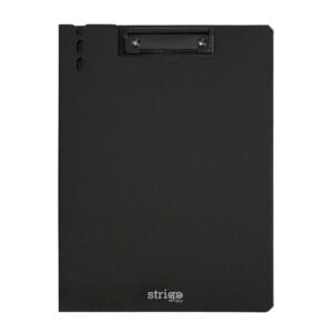 Clipboard Strigo vertical A4, suport stilou, negru SF064