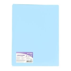 Mapa Strigo, PP, A4, 20 folii protectie, albastru SF080