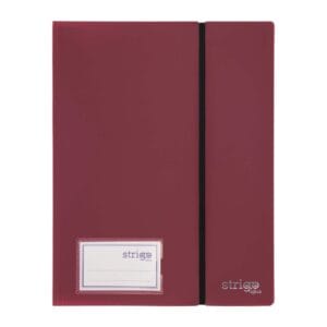 Mapa Strigo, PP, A4, cu elastic, 40 folii protectie, maro SF094