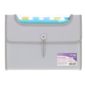 Mapa Strigo Plastic Extensibil A4 ,12 Compartimente, gri SF103