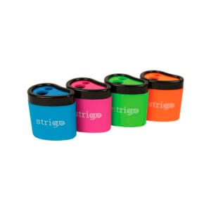 Ascutitoare Strigo, doua dimensiuni cu recipient SS04