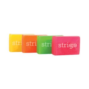 Guma de sters Strigo Neon, 4 culori SSC002
