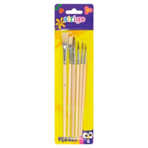 Pensule Strigo din Lemn 6 Buc SSC031