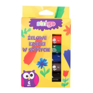 Creioane Strigo Gel Stick 6 culori 10g, SSC033