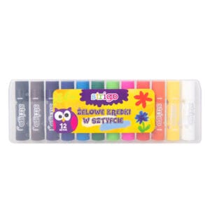 Creioane Strigo Gel Stick 12 culori 10g SSC035