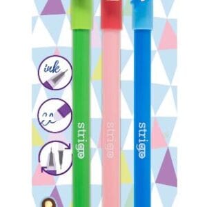 Set Strigo 3 pixuri cerneala cu stergere Animals, in blister SSC153X3 BL